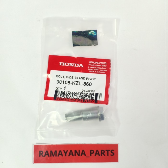 Bolt ขาตั้งข้าง Pivot PCX Scoopy FI eSP Vario 125 FI eSP 90108KZL860