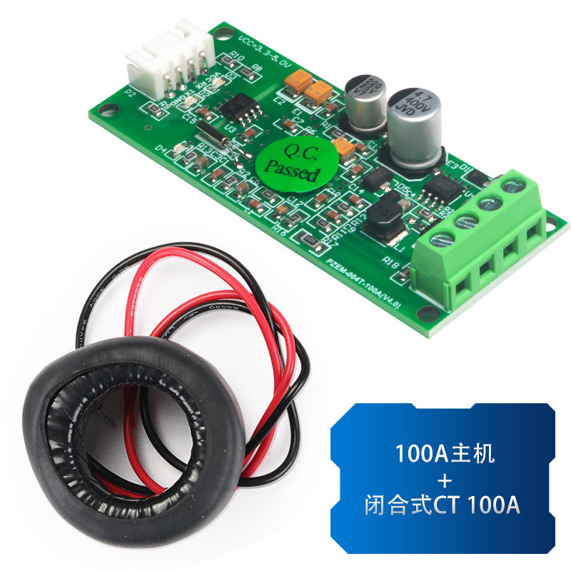 โมดูลทดสอบแรงดันไฟฟ้า โวลต์แอมป์ PZEM-004T อเนกประสงค์ สําหรับ Arduino TTL COM2\COM3\COM4 0-100A 80-