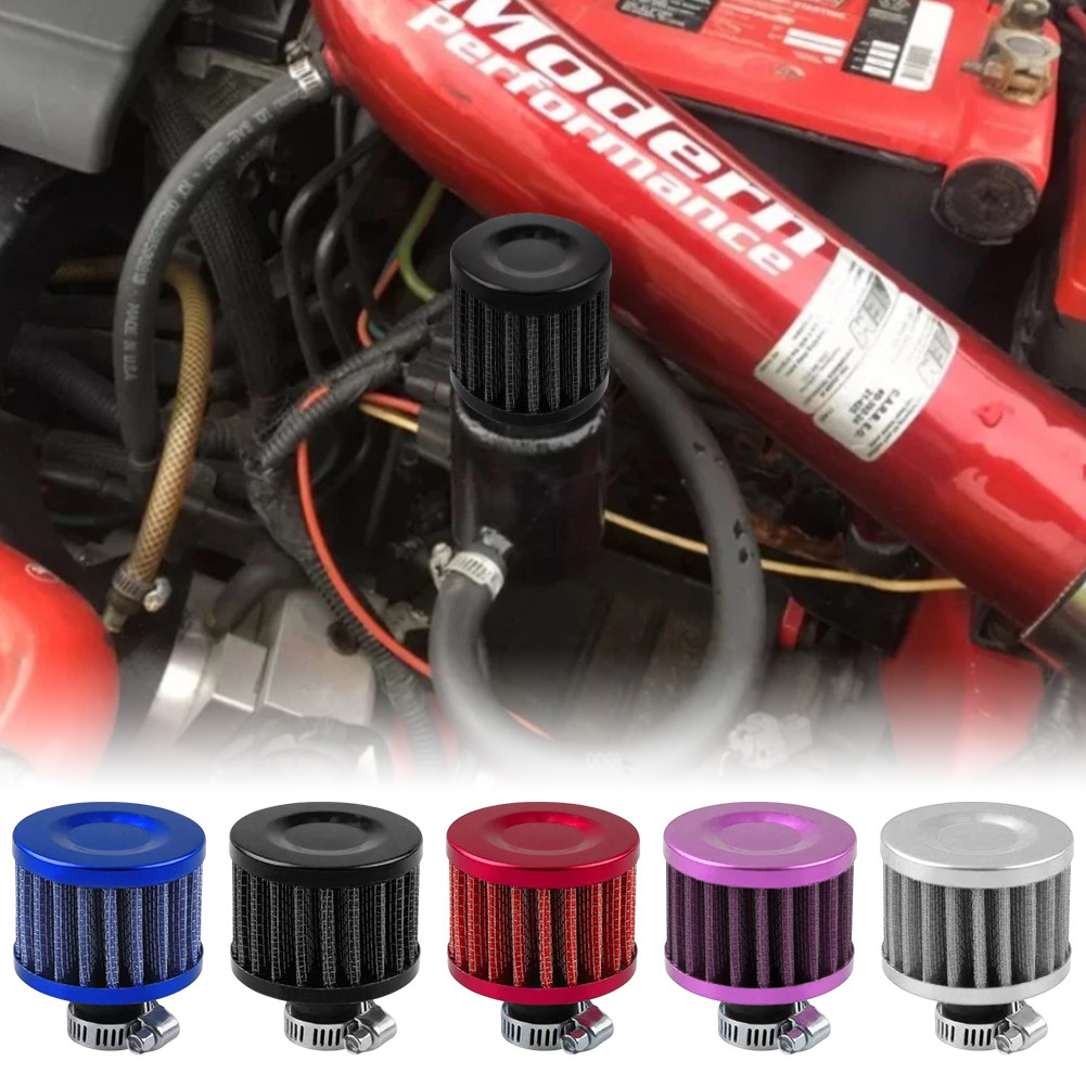 【พร้อมส่ง】อุปกรณ์กรองอากาศ รูปเห็ด ขนาด 12 มม. แบบสากล สําหรับรถยนต์