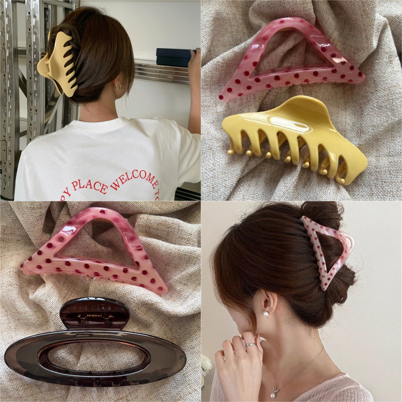 1 ชิ้นสีชมพูสตรอเบอร์รี่ Hairpin Grips ผม Cips Headwear อุปกรณ์เสริม
