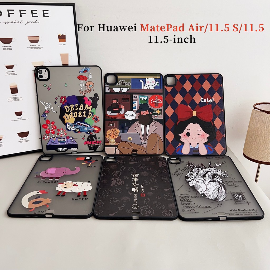 สําหรับ Huawei MatePad Air 11.5 S 11.5S 11.5S 11.5 นิ้ว S แฟชั่นน่ารักการ์ตูนกรณี DBY2-L09CK,DBY2-W0