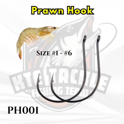 Mata Kail Pancing Udangdang Galah 5 ชิ้น Prawn Hook คุณภาพสูง Prawn Hook Sepit Biru Hook Udan  KTE
