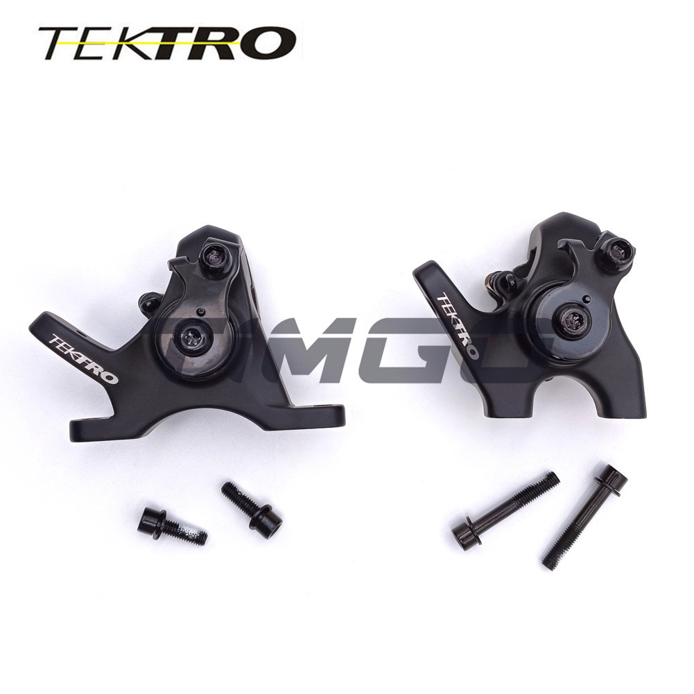 Tektro MD-C310 แผนที่กรวดจักรยานเบรค Caliper อลูมิเนียมแบน Mount fit 160 มม.โรเตอร์