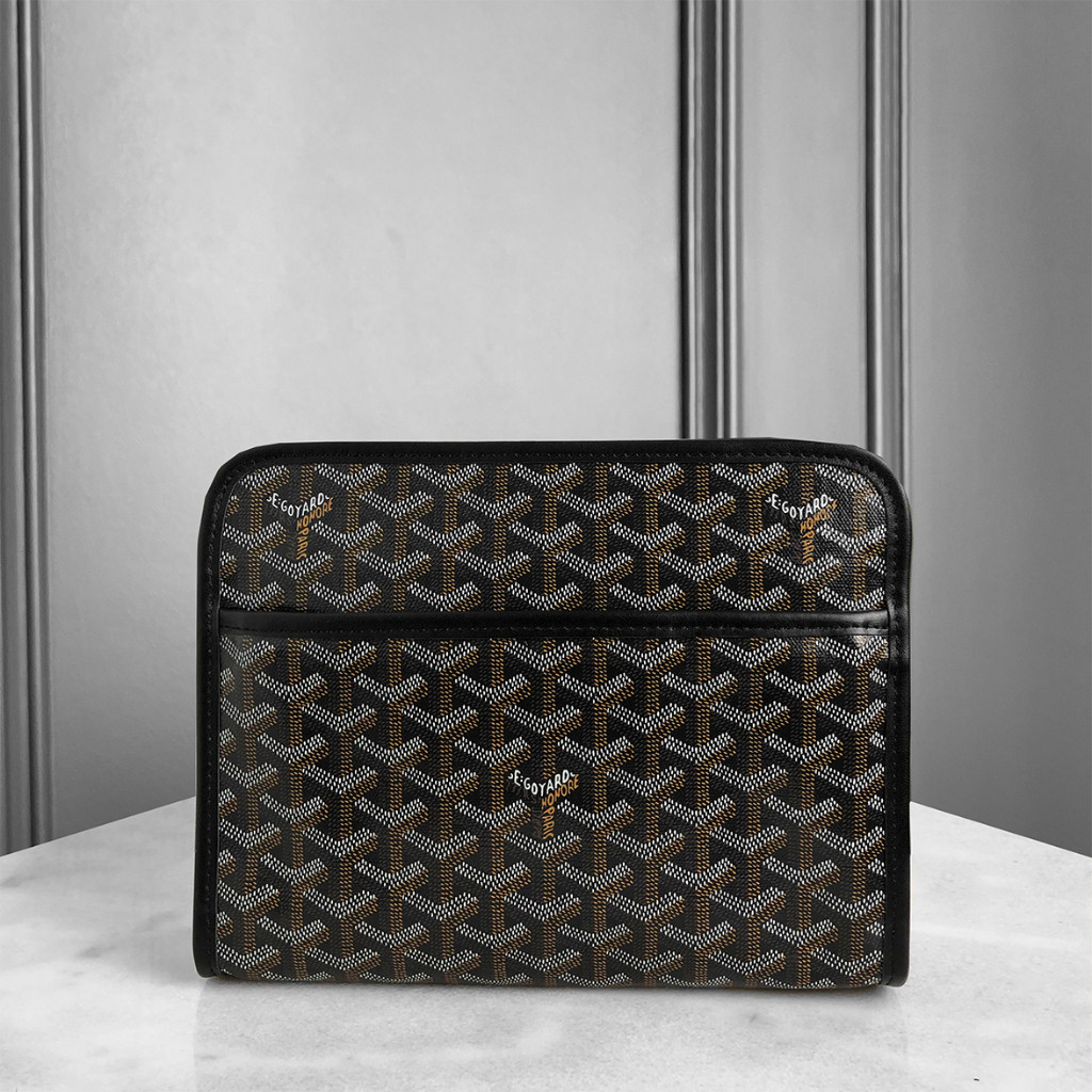 สินค้าแท้มือสอง    กระเป๋าเอกสาร  GOYARD กระเป๋าเครื่องสำอาง  กระเป๋าเก็บของ  กระเป๋าสีน้ำตาล