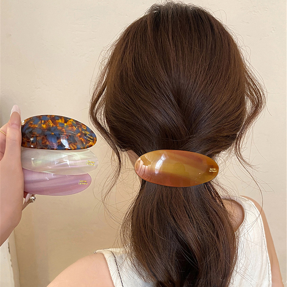 ฤดูใบไม้ผลิคลิปกิ๊บติดผมคว้าคลิปผู้หญิงระดับไฮเอนด์ 2025 ใหม่ด้านหลังหัว หนึ่ง-เส้น เชย เครื่องประดับผมแนวโน้ม - รูปที่ 7
