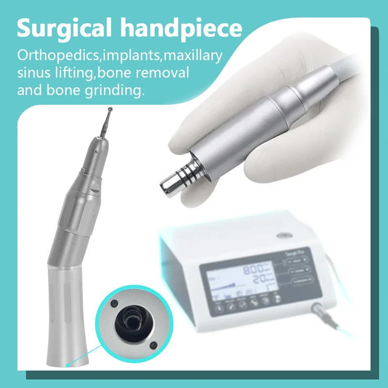 MBM Dental Osteotomy Handpiece Surgical Contra Angle Handpiece Low Speed Osteotomy Handpiece for Den