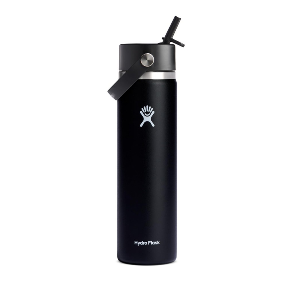 Hydro Flask Hydration 32oz Wide Mouth Flex Straw Black