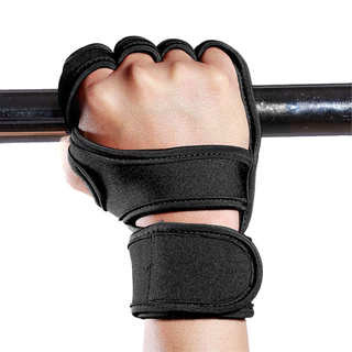 Gym ถุงมือผู้ชายถุงมือยกน้ําหนักผู้หญิง 1 คู่ซิลิโคน Anti-slip Four Finger ออกกําลังกายถุงมือยกน้ําหนัก Glo