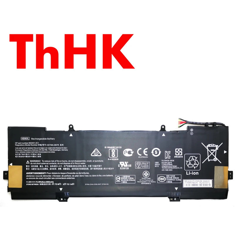 Genuine Original KB06XL HSTNN-DB7R 902401 -2C1 TPN-Q179 Laptop  Battery For HP Spectre x360 15-bl051