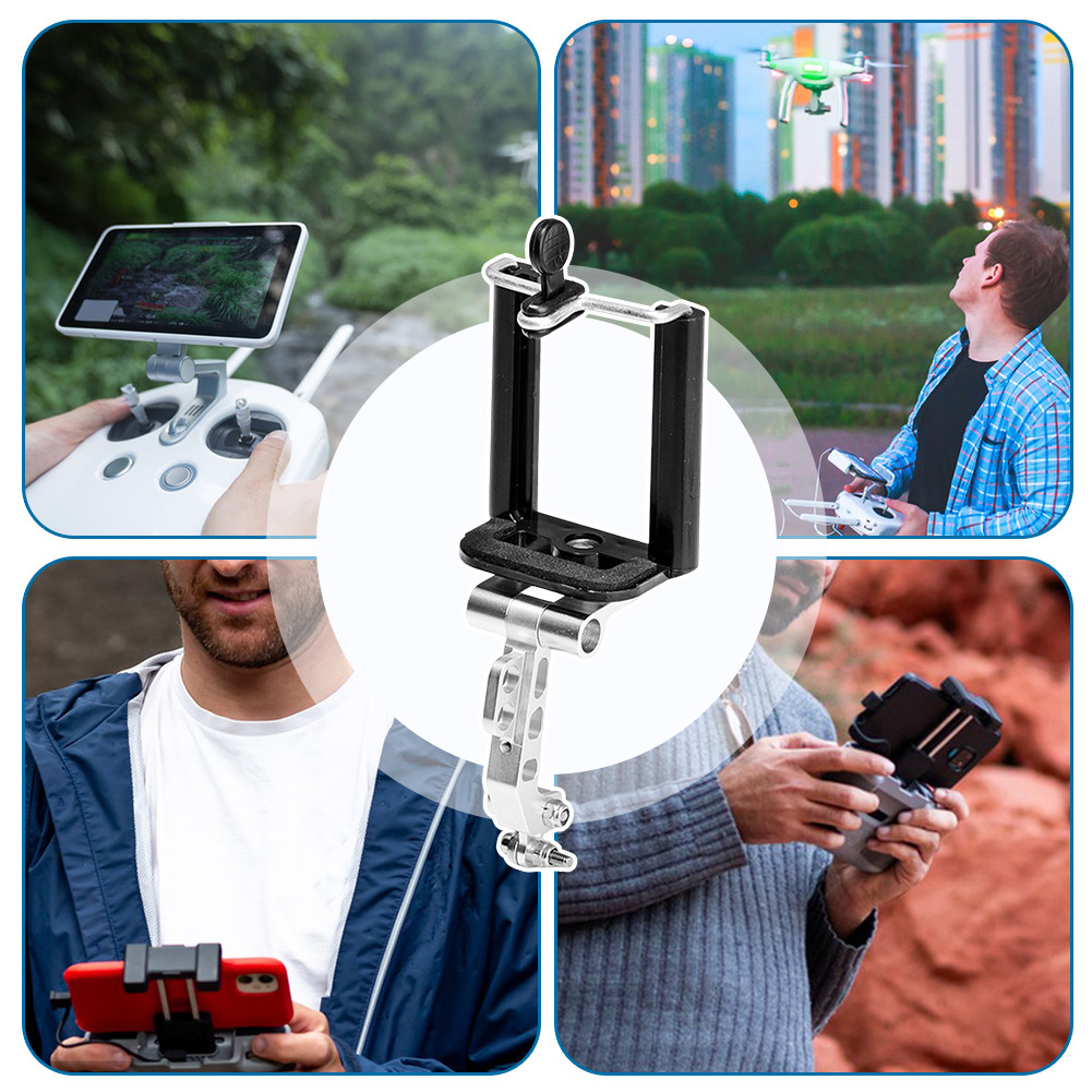 Rc-Transmitter Phone Mount Perfect ความเข้ากันได้ Flysky-FS-i6 FS-I6S FS-i6X อะไหล่เครื่องส่งสัญญาณ