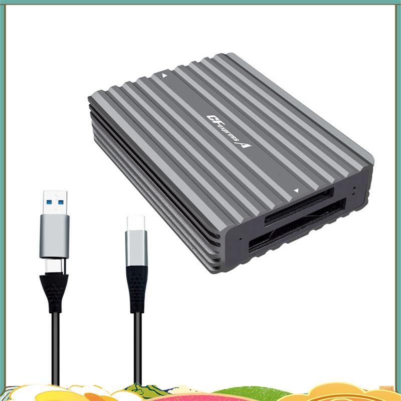 แบบพกพา Type C to CFexpress B CFexpress A Reader ไดรฟ์ฟรี CFexpress Tyep B Card Reader CFexpress Tye
