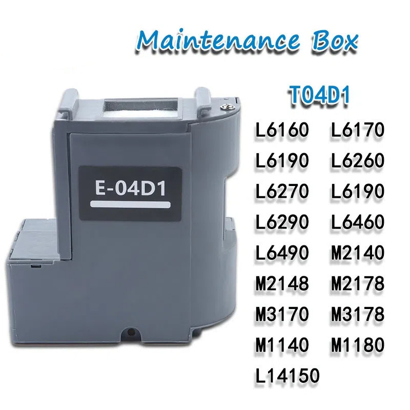 กล่องบำรุงรักษา Epson T04D1 L6160 L6170 L6176 L6190 L14150 L15150 Maintenance Box ตรงรุ่น