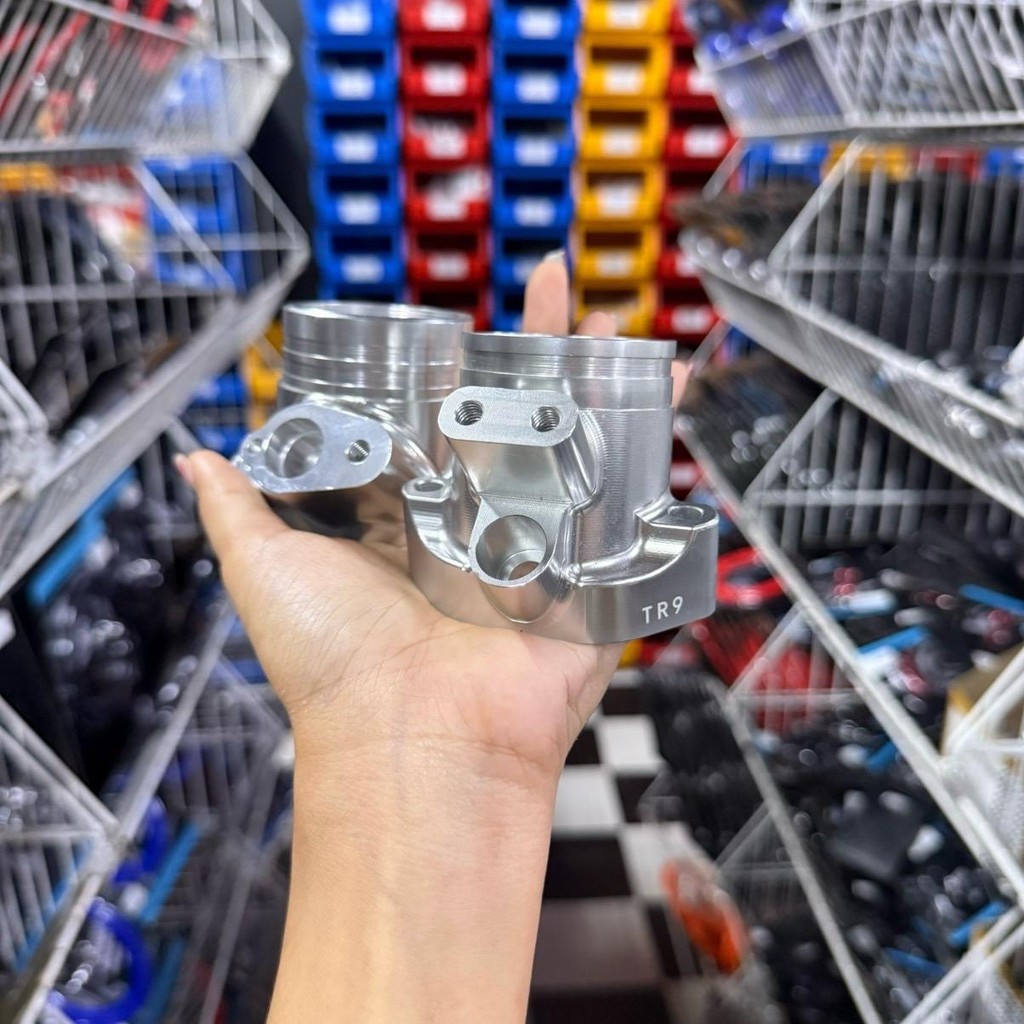 คอ cnc xmax คอ cnc forza คอหลีดตั้ง ใส่หัวฉีดX-max เท่านั้น