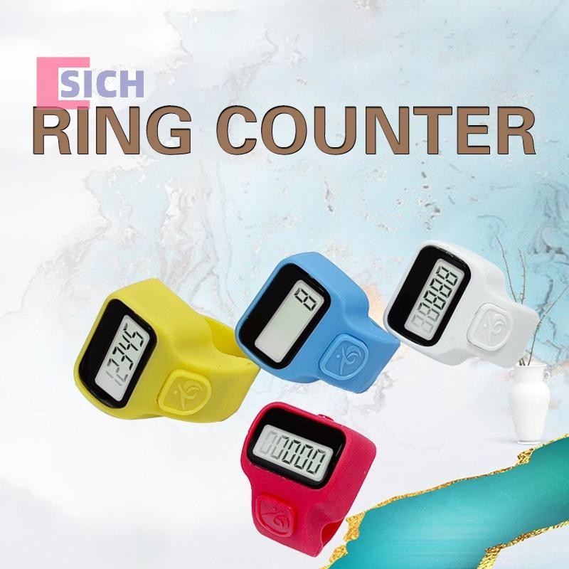 [Sich] เครื่องนับดิจิตอล เครื่องนับปุ่มแบบมือกด เครื่องนับครั้งอัจฉริยะ ตัวคลิกนิ้วอิเล็กทรอนิกส์ ใหม่