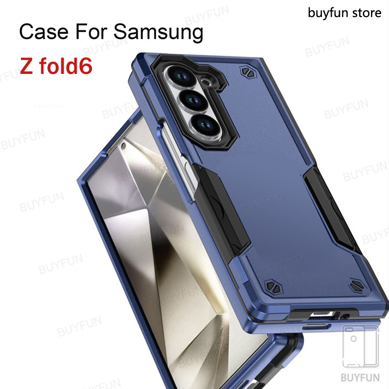 Military Grade Bumpers Armor Camera Lens Protection Back Cover phone case For Samsung Galaxy Z Fold 6 5G ZFold6 Fold6