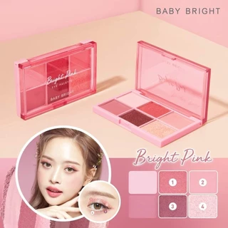 BABY BRIGHT อายแชโดว์ 6ช่อง กันน้ำ ติดทน EYE PALETTE 0.7G X 6COLORS