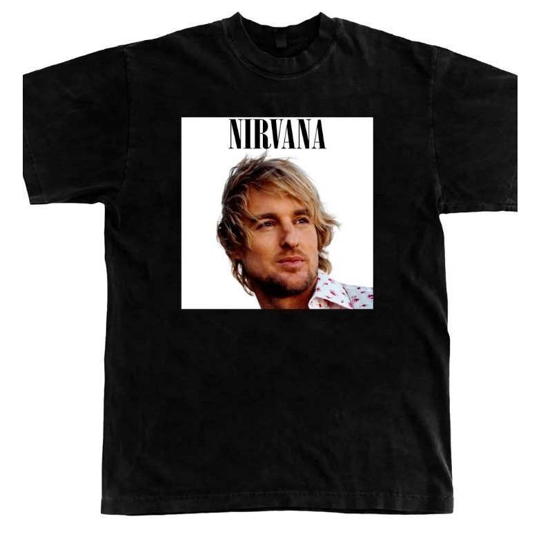 เสื้อ Wilson Owen Wilson Vintage, เสื้อ Wilson Retro Owen, Nirvana 90S Hip Hop