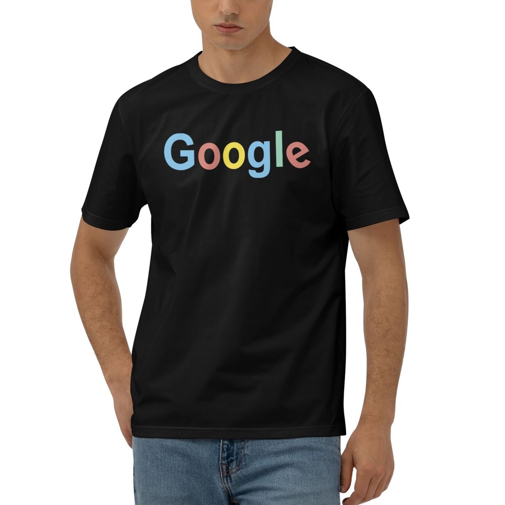 Google Logo Alphabet Programmer It เสื้อยืดผ้าฝ้าย