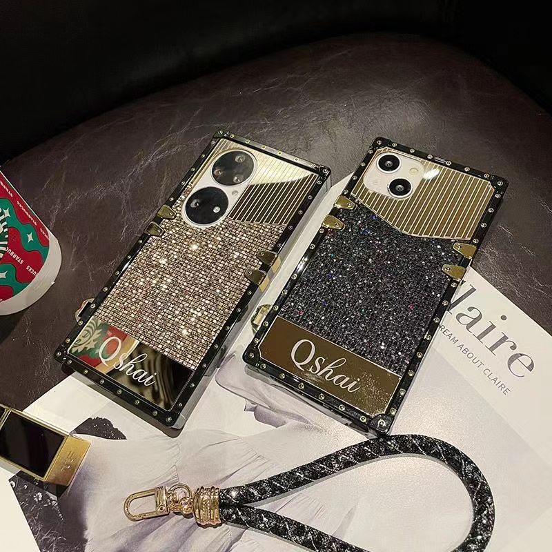 ปลอกIphone 16 Pro Max 17 AIR 16e 15 14 13 12 11 Pro Max XR XS 8 7 6 Plusหรูหราแฟชั่นกระจกGlitterกันกระแทกเคสโทรศัพท์ - รูปที่ 6