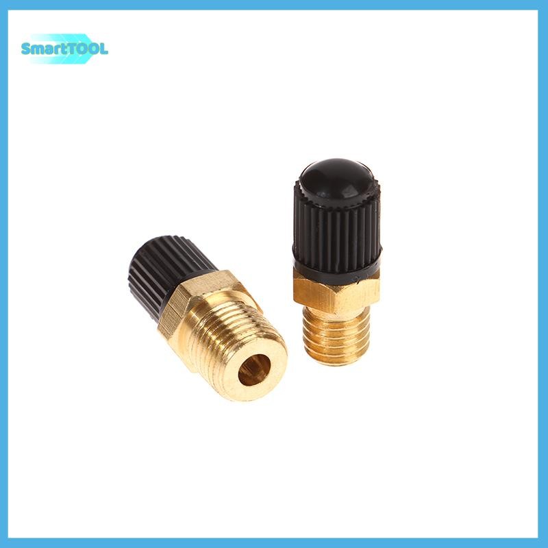 UTZN> 1PC DIY อุปกรณ์เสริมเครื่องอัดอากาศเติมวาล์วหกเหลี่ยมทองเหลืองเติมวาล์ว M8/M10 วาล์วเกลียวใหม่