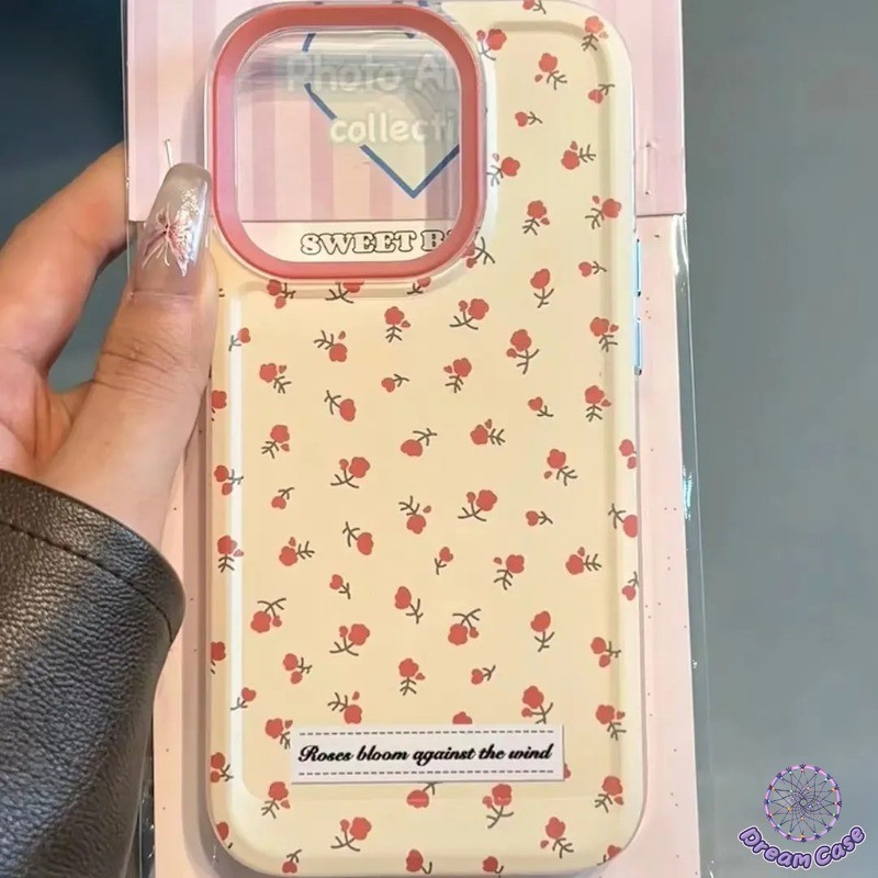 แฟชั่นโรแมนติกดอกกุหลาบน้อยเคสสำหรับ Samsung A15 A32 A54 รูปที่ 3