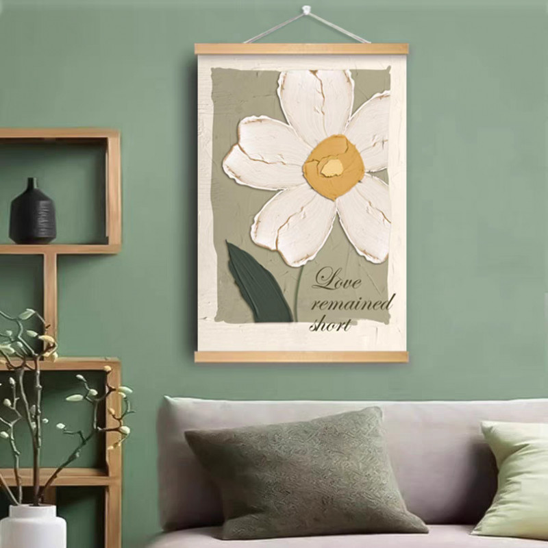 อิน สไตล์ครีมสไตล์ห้องนั่งเล่นภาพวาดผนังห้องรับประทานอาหารข้างเตียงตกแต่งผนังภาพวาดห้องนอนเมตรกล่องบล็อกแสงหรูหรา - รูปที่ 5