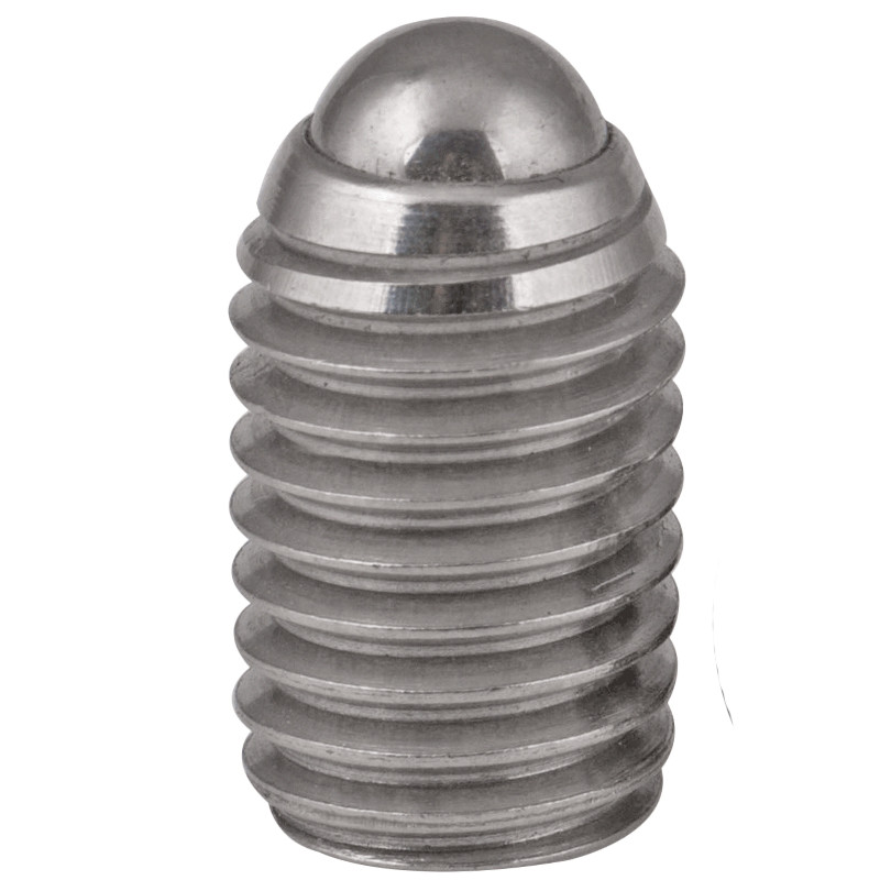 [RL] M2-M10 Spring Ball Plunger Set Screw Round Head Hex Socket Point Grub Stainless Steel 304 Ball Shaped Screws Bolt - รูปที่ 4