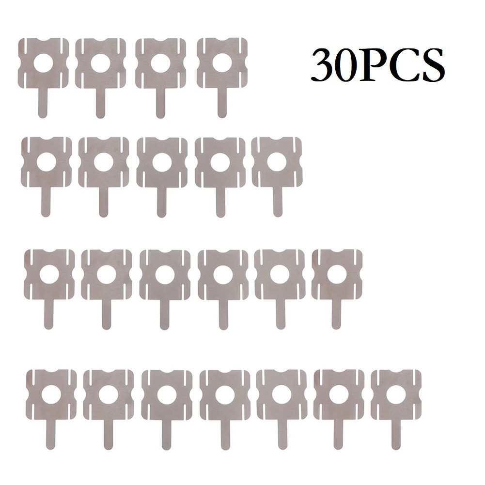 [ขายร้อน] ชุดแบตเตอรี่ลิเธียม 4S 30 ชิ้นเปลี่ยนแผ่นนิกเกิลเชื่อมจุดรูปตัว U