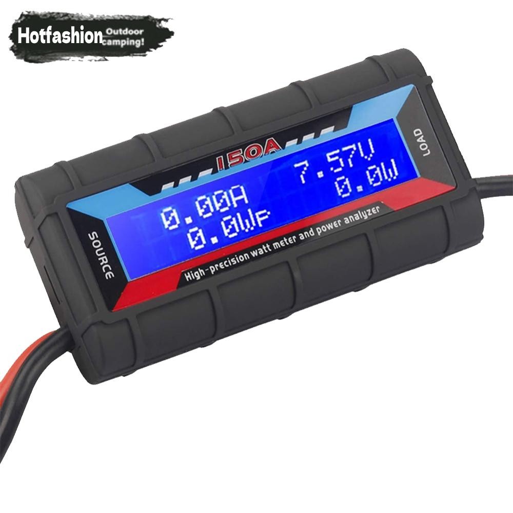 150a ความแม่นยําสูงวัตต์เมตรจอแสดงผล LCD เครื่องวิเคราะห์พลังงานดิจิตอล RC วัตต์เมตร