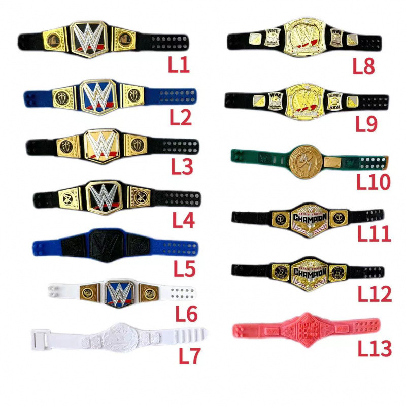 Wwe Wrestler รูป Championship Belt 6-7 นิ้ว Action figure Gold Belt Accessories