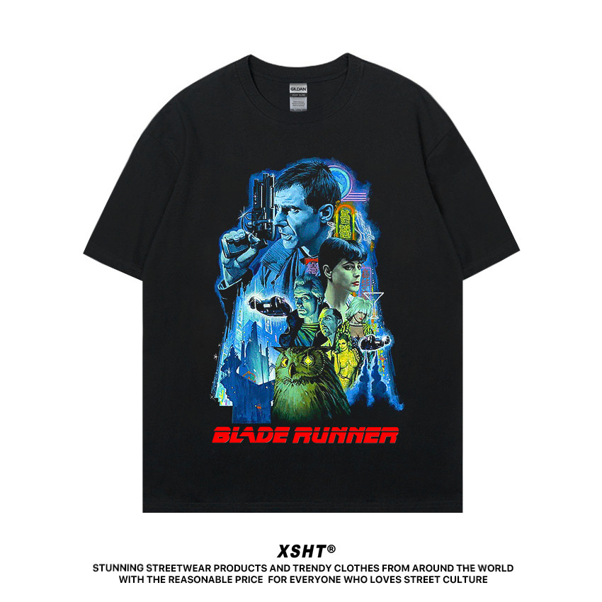 พร้อมส่ง เสื้อ Blade Runner 1982 Poster (1982) Tee - Black (สีดำ) tee