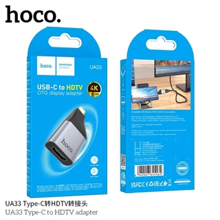 HOCO UA33 ตัวแปลงสัญญาณ Type-C to HDMI เชื่อมต่อภาพและเสียงขึ้นจอ 4K HDTV รองรับ มือถือ แท็บเล็ต โน้ตบุ้ค hc5