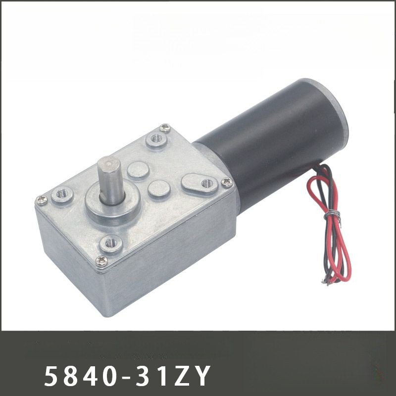 5840-31zy แม่เหล็กถาวร DC กังหันหนอนมอเตอร์เกียร์12V24V มอเตอร์