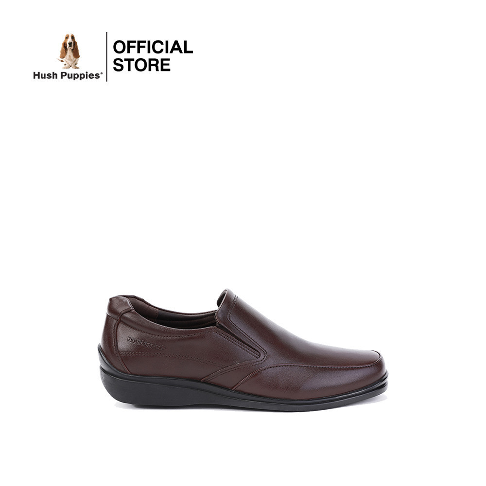 Hush Puppies รองเท้าผู้ชาย รุ่น HP 8HDFB3454F - สีน้ำตาล (รองเท้าทางการหนังแท้ แบบสวม)