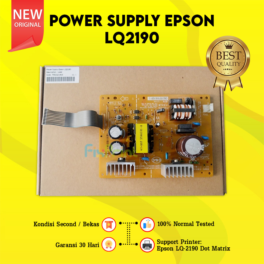 Epson LQ2190 ใช้ PSU Power Supply Adapter LQ 2190 วินาที