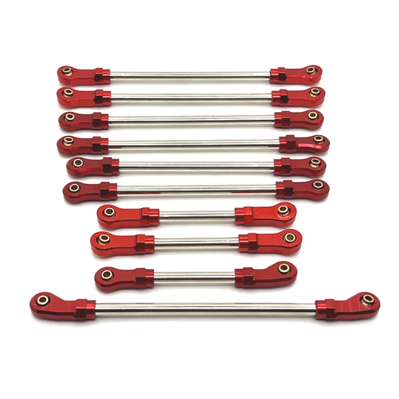 อะไหล่รถยนต์ RC โลหะอัพเกรดรถ Tie Rod ใช้สําหรับ WLtoys 104006 104010 104020 104026