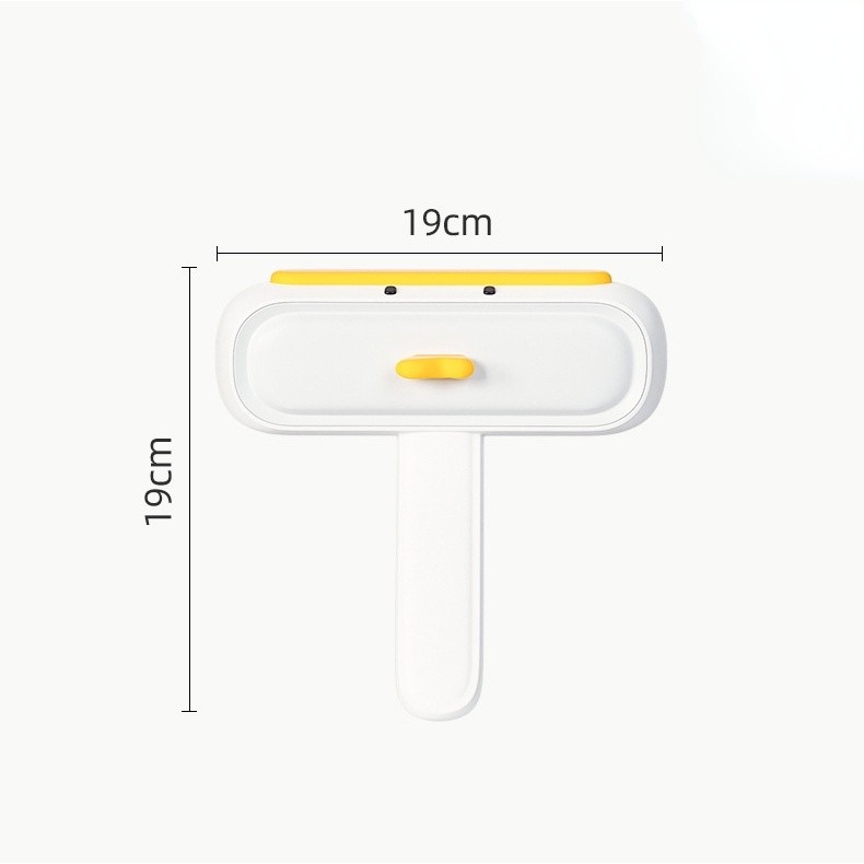 แปรงเก็บขนสัตว์เลี้ยง รุ่นอัพเกรด เก็บขนในตัว อุปกรณ์กำจัดขน ที่รูดเก็บขน ที่เก็บขนแมว หมา - รูปที่ 7