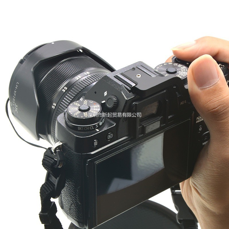 Metal Thumb Grip Holder Hand Grip สําหรับ Fuji XT1/XT2/XT3/XT4/XT5 กล้องยึดนิ้วหัวแม่มือที่ปลอดภัยพร้อมฟังก์ชั่นฝาครอบรองเท้าร้อน