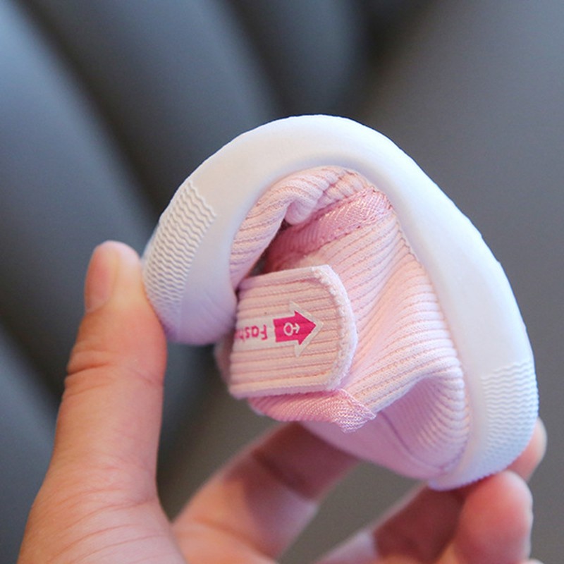 0-2 ปีเด็ก Squeaking เดินรองเท้าเด็ก Anti Slip รองเท้าเด็กวัยหัดเดินเสียงการ์ตูน Bee รองเท้าผ้าใบนุ่ม - รูปที่ 7