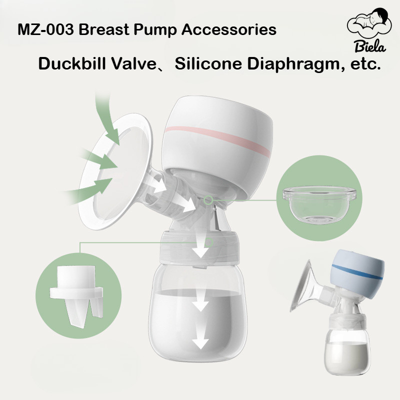 Duckbill วาล์วซิลิโคนไดอะแฟรมเครื่องปั๊มนมอะไหล่อะไหล่อะไหล่วัสดุซิลิโคน BPA ฟรีสําหรับ MZ-003 เครื่องปั๊มนม