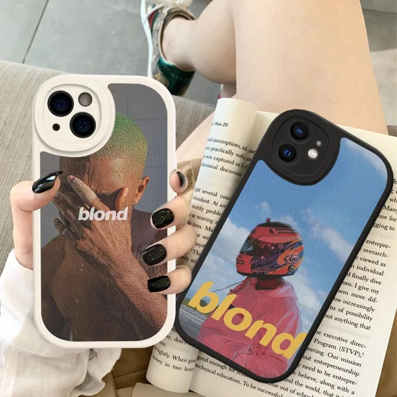 Tp-1 F-Franks นักร้อง Oceans สีบลอนด์เคสโทรศัพท์หนังสําหรับ IPhone 16 15 14 13 12 Mini 11 14 Pro Max
