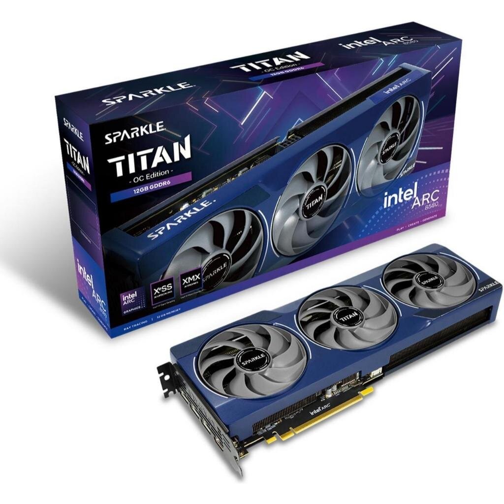 Sparkle INTEL ARC B580 TITAN OC Dual Fan 12B GDDR6 PCIe 4.0