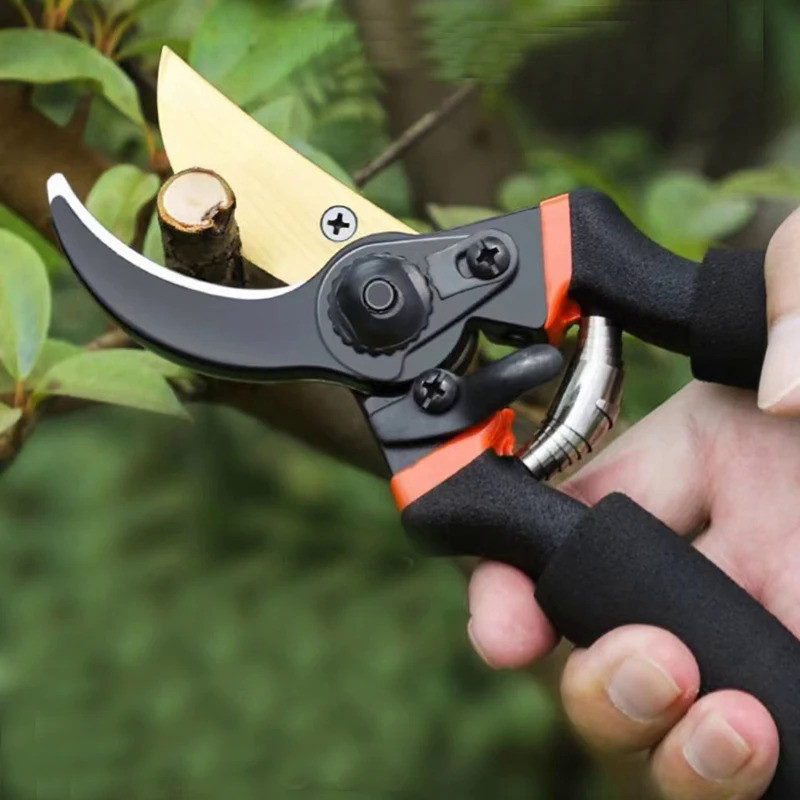 Garden Prunin Secateurs Pruning Shears with Ergonomic Handles Gardening Pruning Scissors Bonsai Cutt