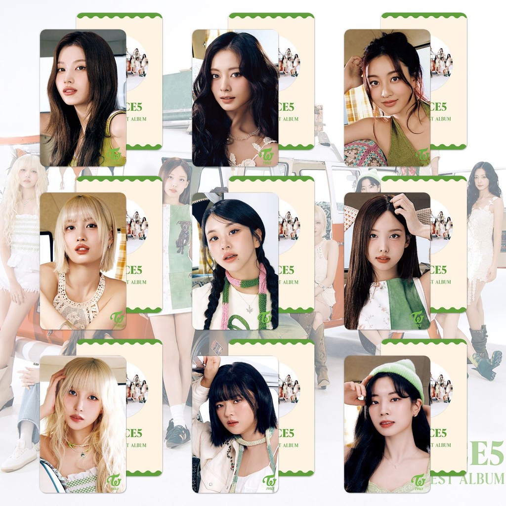 5-9pcs สองครั้ง 5th GENERATION BEST ALBUM Lomo Cards Strategy 2025 Season Greete Photocard Nayeon Om