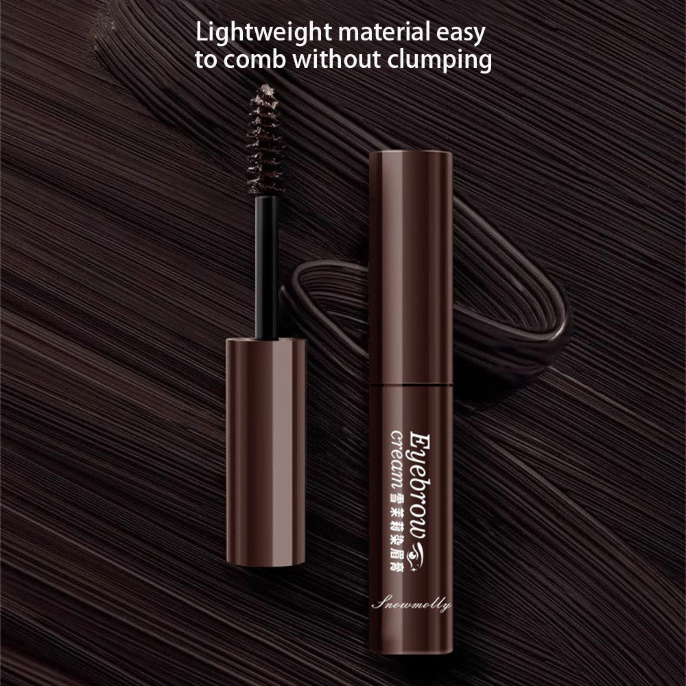 สโนว์ จัสมิน คิ้ว บาล์ม กันน้ำเหงื่อแต่งหน้าไม่เวียนหัวไม่ง่ายที่จะจางหายสีง่าย ครีมทาคิ้วสีธรรมชาติ ราคา ถูกที่สุด ดีลบีเคเค แกลเลอรีภาพที่ 9