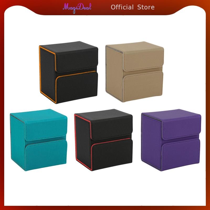 MagiDeal Trading Card Deck Box, Deck Game Case, Heavy Duty Card Holder Case with