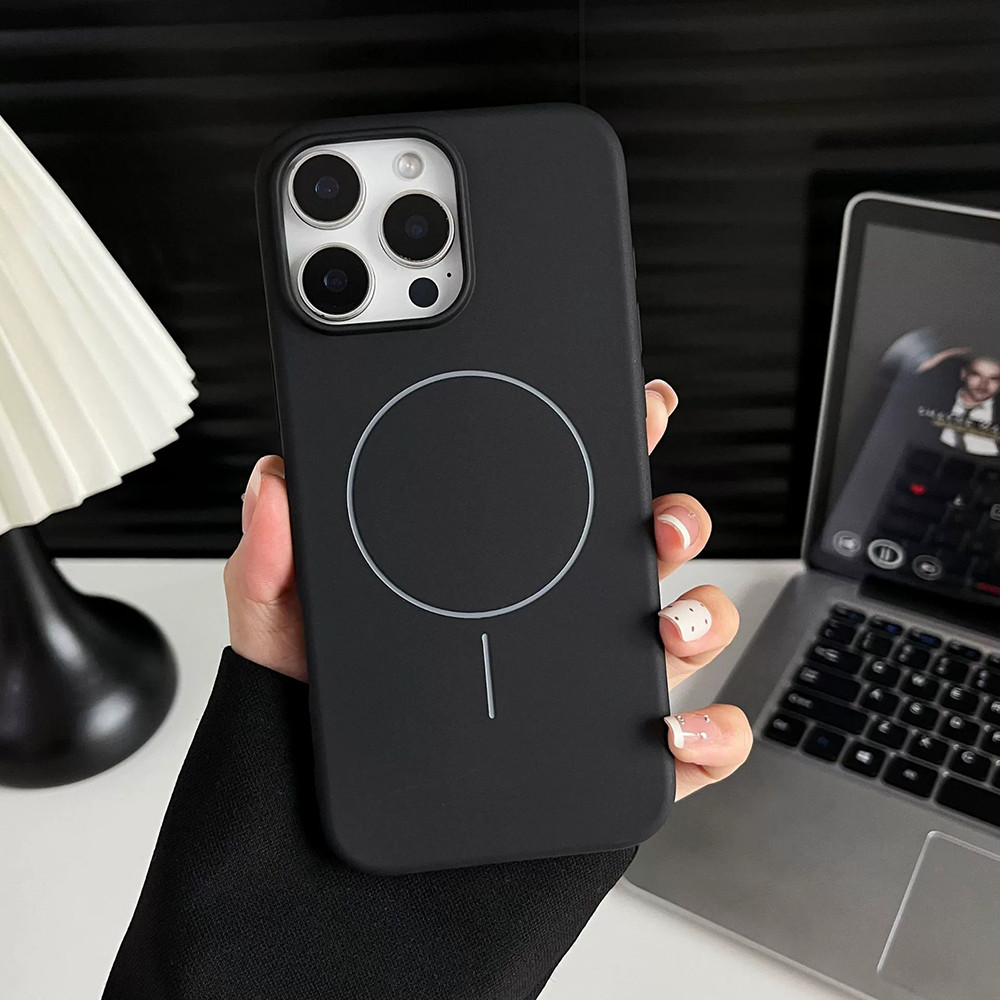 เคสไอโฟน 16 Pro max เคส for iPhone 11 15 14 16 12 Pro Max เคสไอโฟน แบบแม่เหล็ก ป้องกันการตกและป้องกั