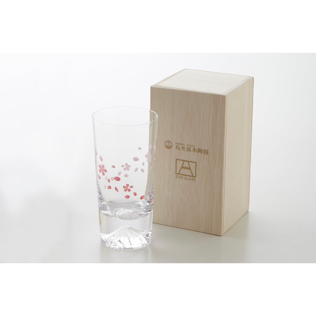 Japan Official | MARUMO TAKAGI [0100-058-00] 'Cool Cherry Blossom Dancing Mount Fuji' 'Tumbler' *Mot