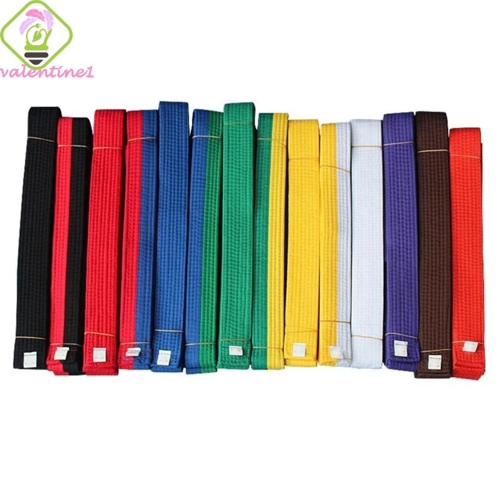 VALENTINE udo Jiu jitsu Standard Tapes, Cotton 2.2/2.8M Taekwondo Belt, Sports Belt Black/Red/Green/
