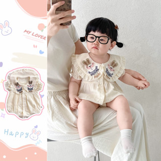 ฤดูร้อนใหม่เสื้อผ้าเด็ก ชุดรอมเปอร์ 0-28 เดือนทารกแรกเกิดน่า…